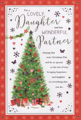 Picture of DAUGHTER & PARTNER CHRISTMAS CARD